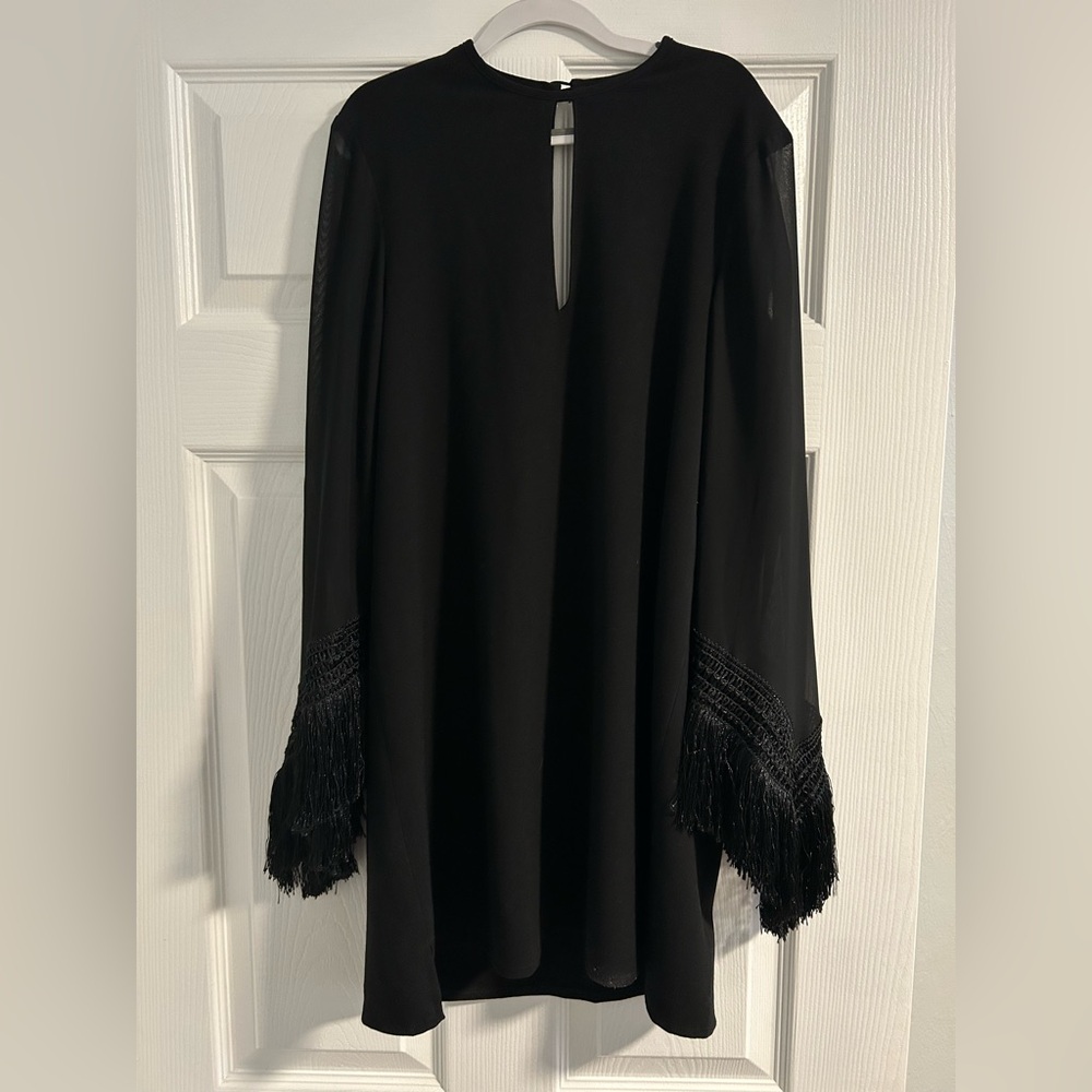 Black Fringe Dress